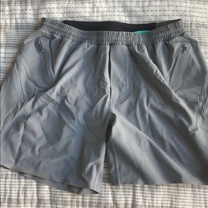 7 inch XL Gray Lululemon Shorts